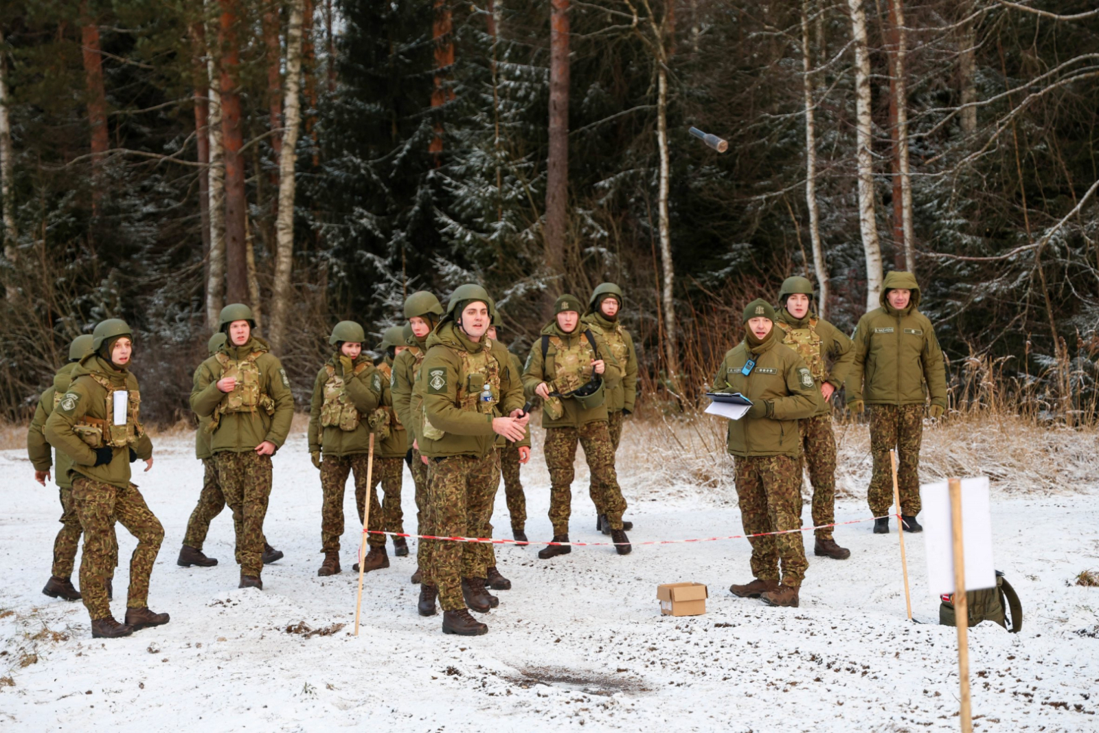 Valsts robežsardzes koledžas kadetu sacensības “Ziemassvētku kauss 2025”