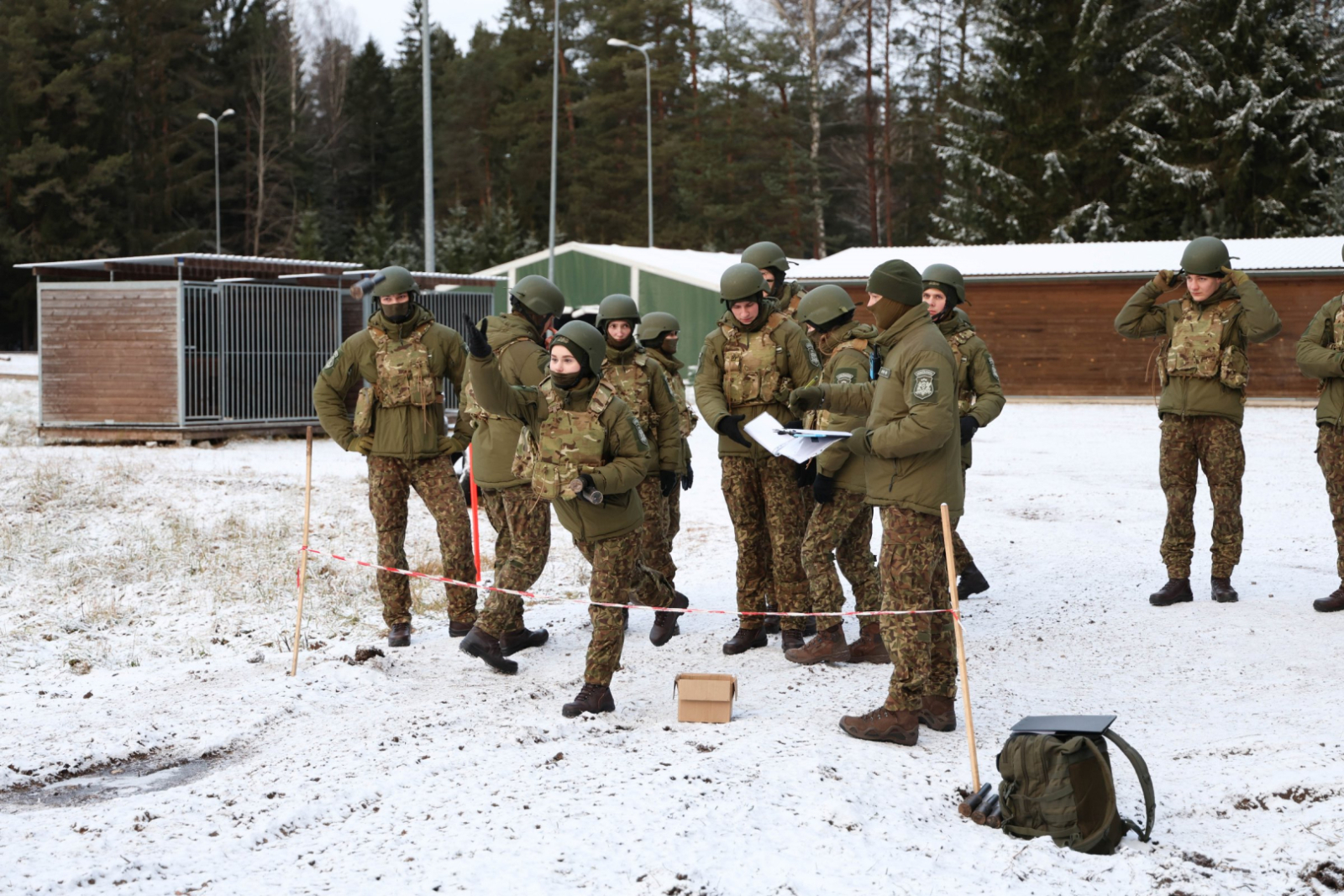 Valsts robežsardzes koledžas kadetu sacensības “Ziemassvētku kauss 2025”