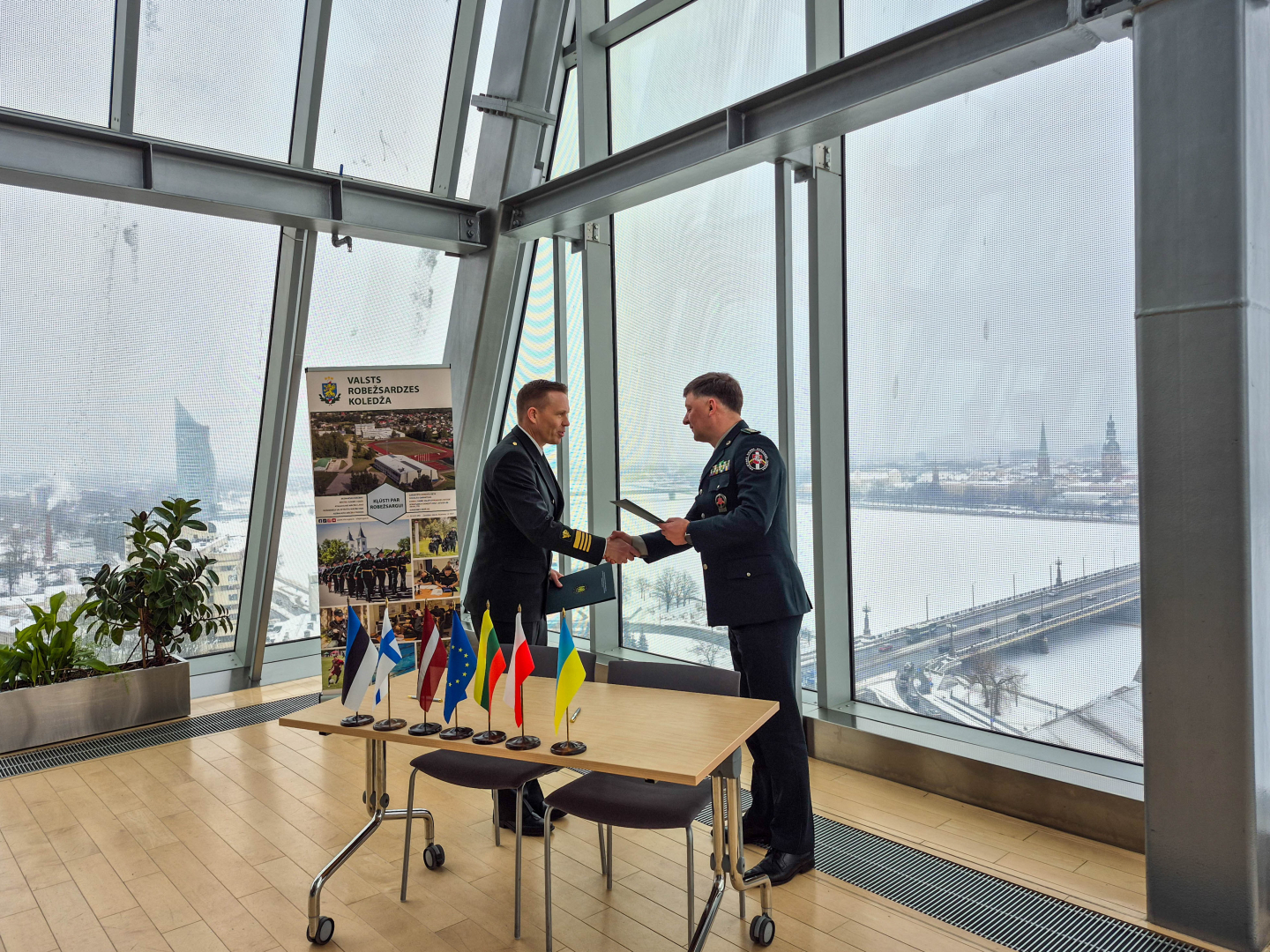 Valsts robežsardzes koledža organizēja Ārvalstu robežsardzes izglītības iestāžu vadības pārstāvju sanāksmi