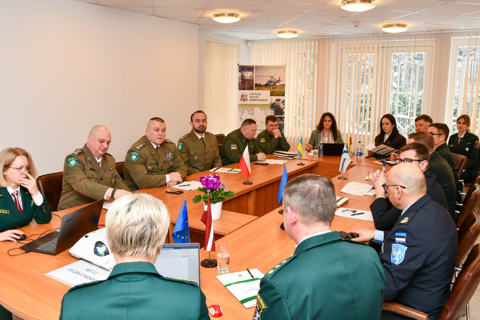 Valsts robežsardzes koledža organizēja Ārvalstu robežsardzes izglītības iestāžu vadības pārstāvju sanāksmi