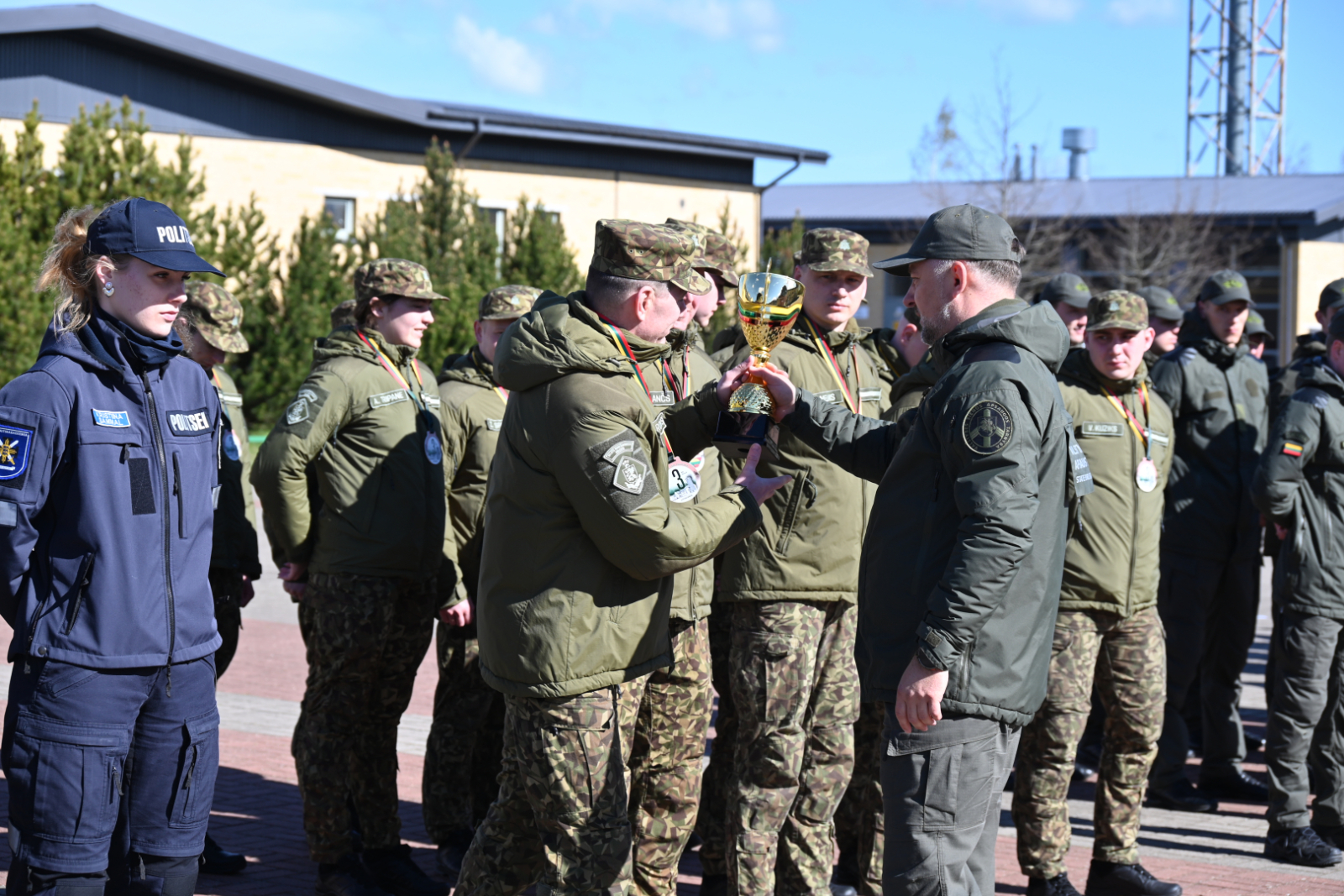 Valsts robežsardzes koledžas komanda piedalās Baltijas valstu robežsargu profesionālajās sporta sacensībās Lietuvā