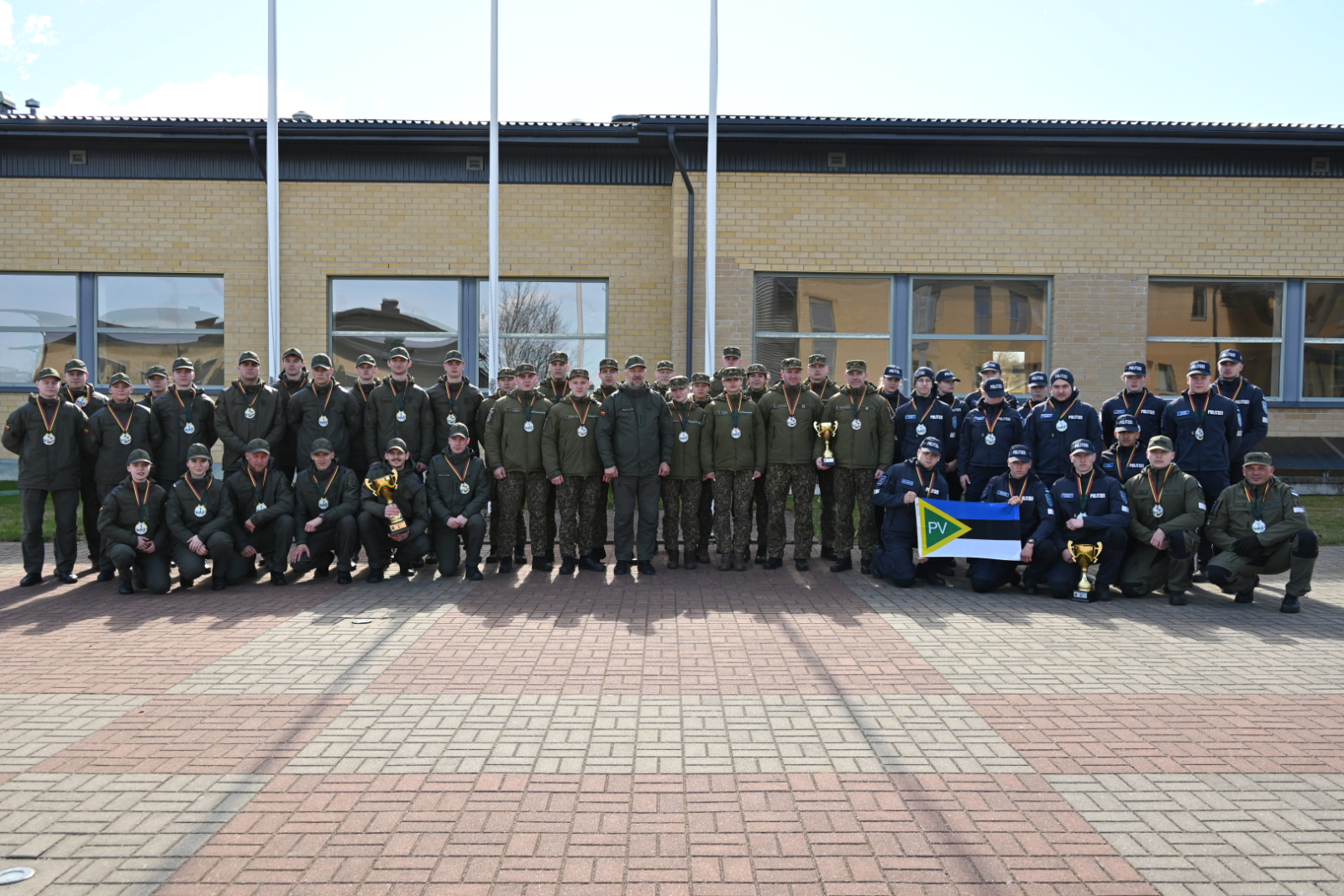 Valsts robežsardzes koledžas komanda piedalās Baltijas valstu robežsargu profesionālajās sporta sacensībās Lietuvā