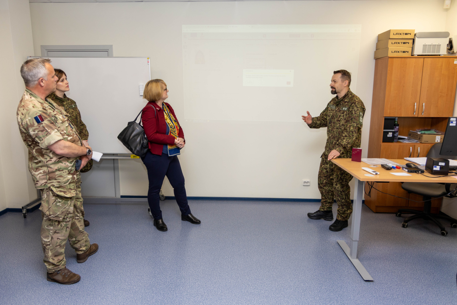 Valsts robežsardzes koledžā viesojās delegācija 