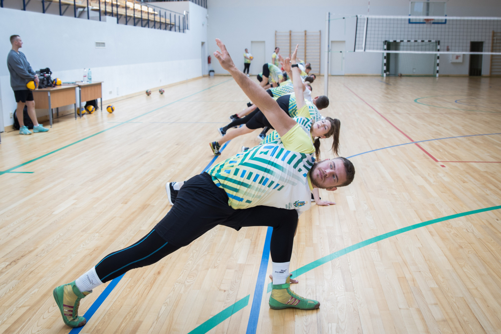 Valsts robežsardzes koledžā viesojās  Iekšlietu ministrijas veselības un sporta centra Sporta nodaļas profesionālie sportisti