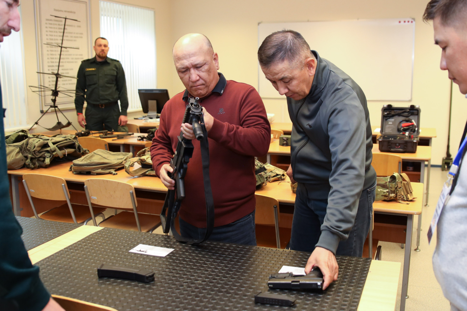 Kirgizstānas robežsardzes dienesta delegācija viesojās Valsts robežsardzes koledžā