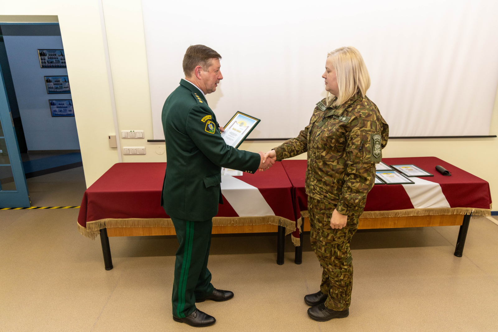 Valsts robežsardzes koledžā norisinājās gada atskaites sanāksme