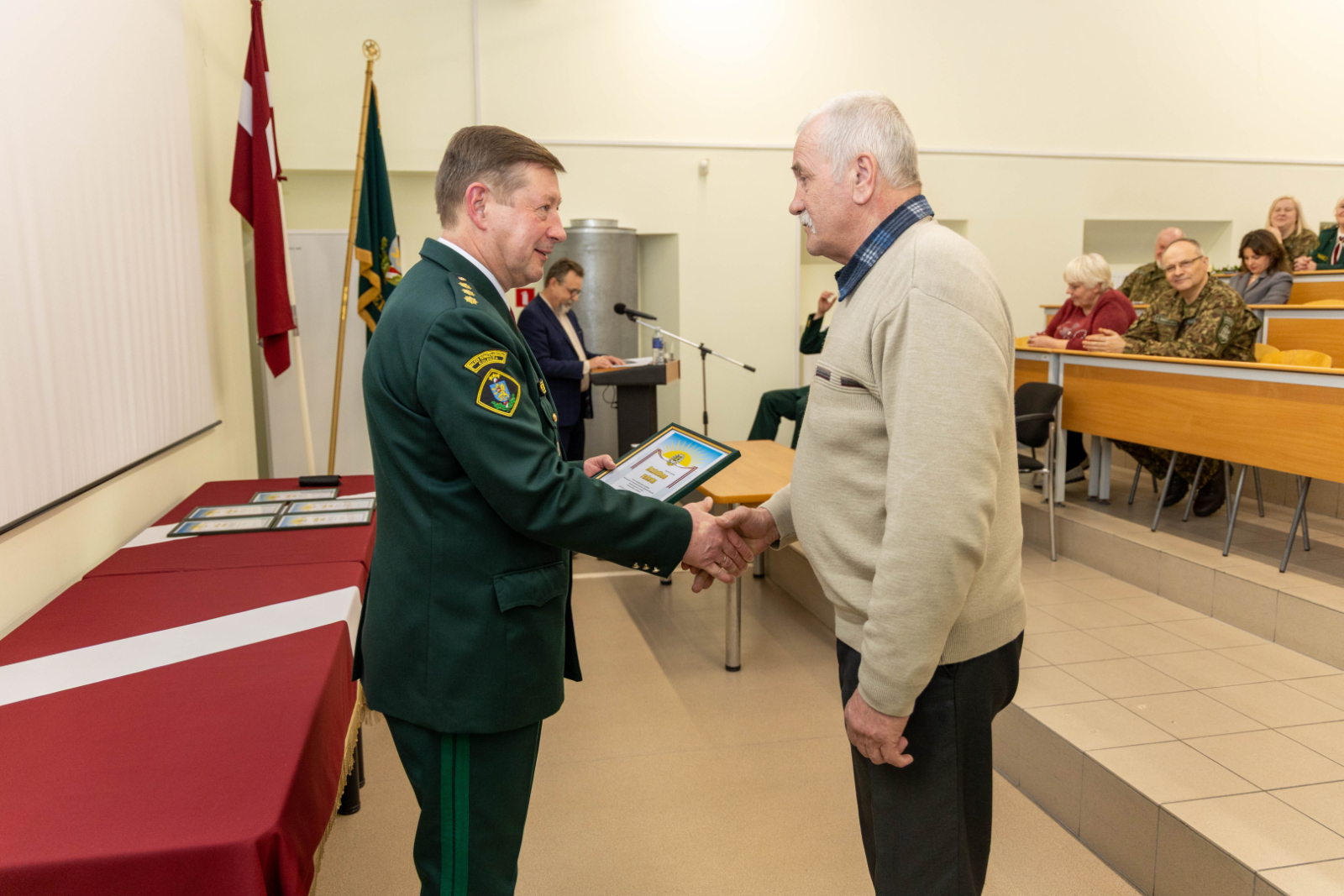 Valsts robežsardzes koledžā norisinājās gada atskaites sanāksme