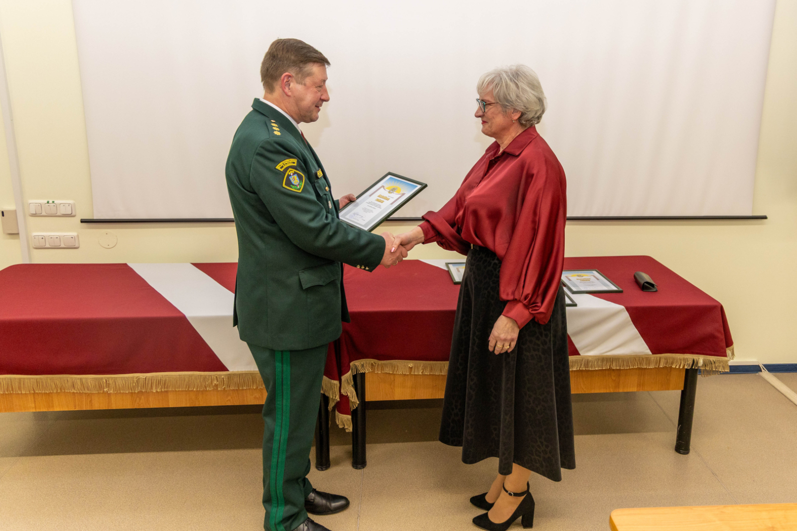 Valsts robežsardzes koledžā norisinājās gada atskaites sanāksme