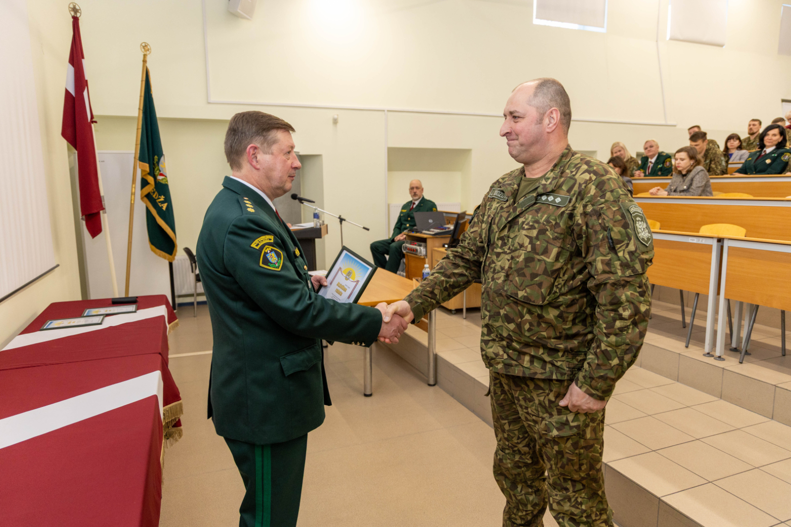 Valsts robežsardzes koledžā norisinājās gada atskaites sanāksme