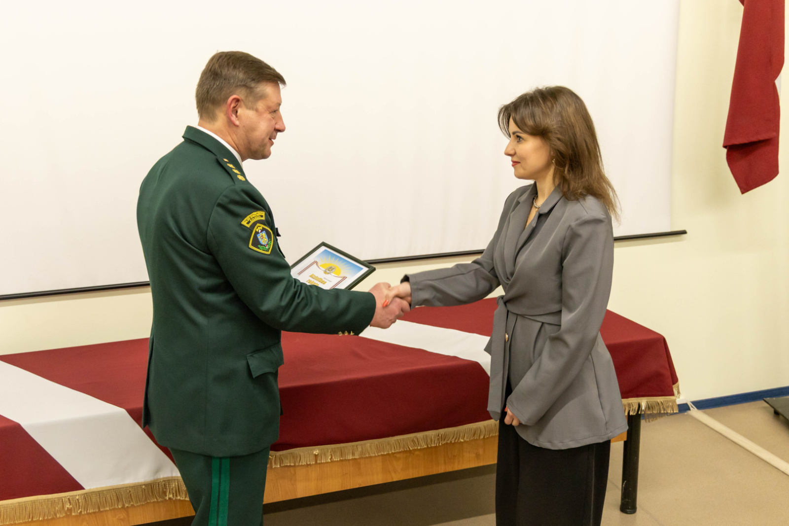 Valsts robežsardzes koledžā norisinājās gada atskaites sanāksme