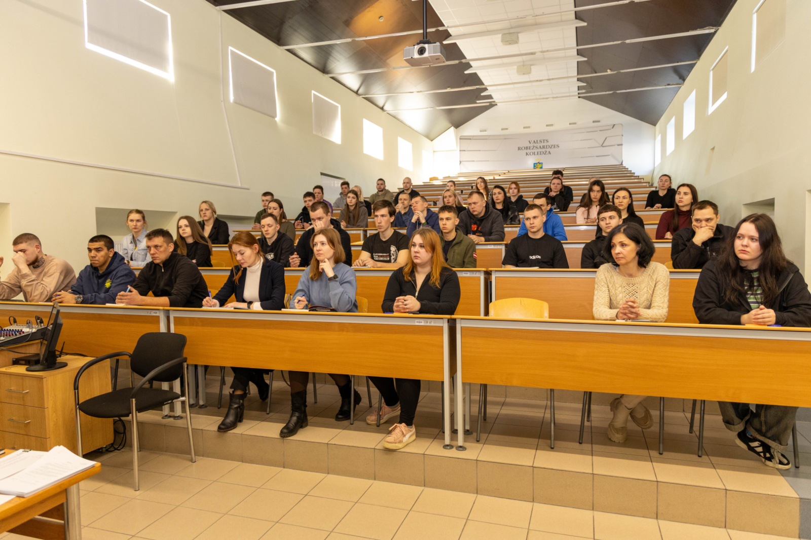 Valsts robežsardzes koledžā ieradās kadeti – kandidāti