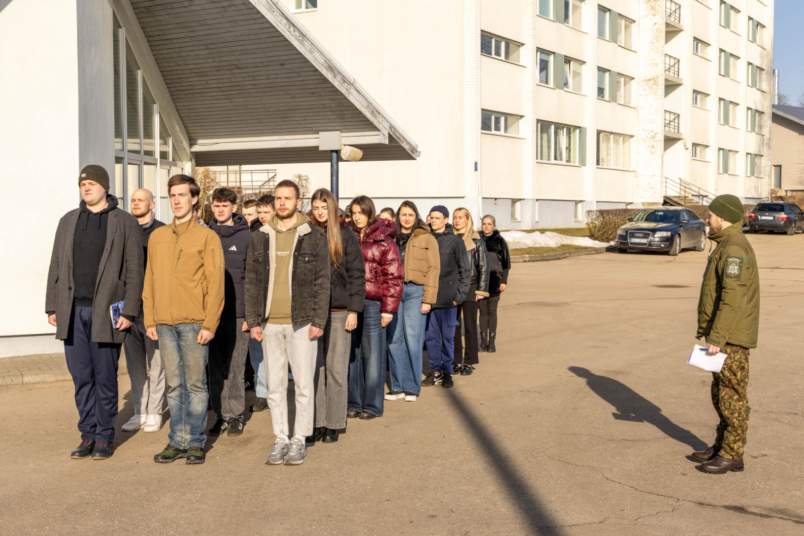 Valsts robežsardzes koledžā ieradās kadeti – kandidāti