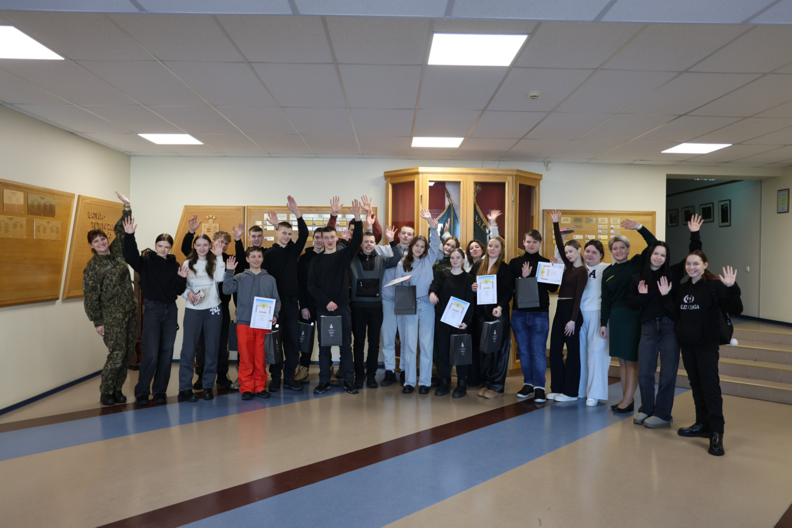 30. janvārī Valsts robežsardzes koledža uzņēma skolēnus no Ludzas 2. vidusskolas un Viļakas vidusskolas