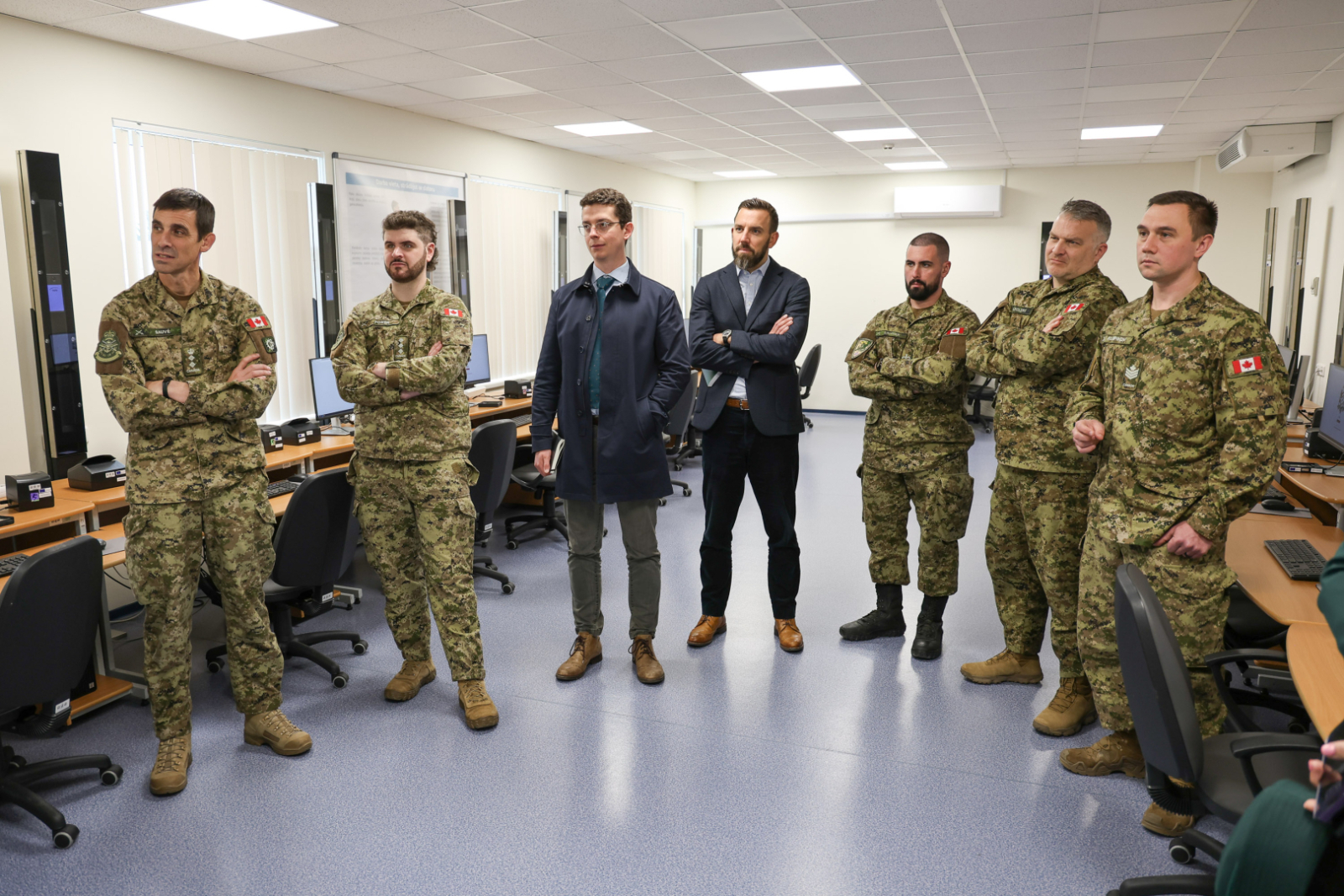 Valsts robežsardzes koledžā viesojās delegācija no Kanādas