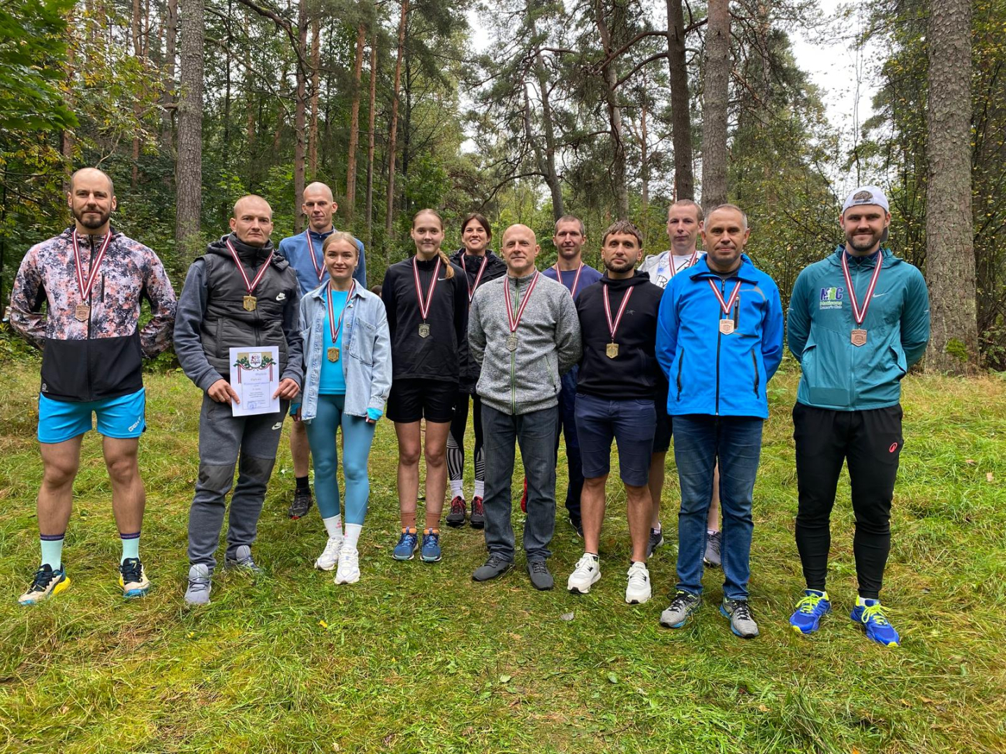 Valsts robežsardzes čempionāta sacensībās vieglatlētikas krosā uzvar Daugavpils pārvaldes komanda