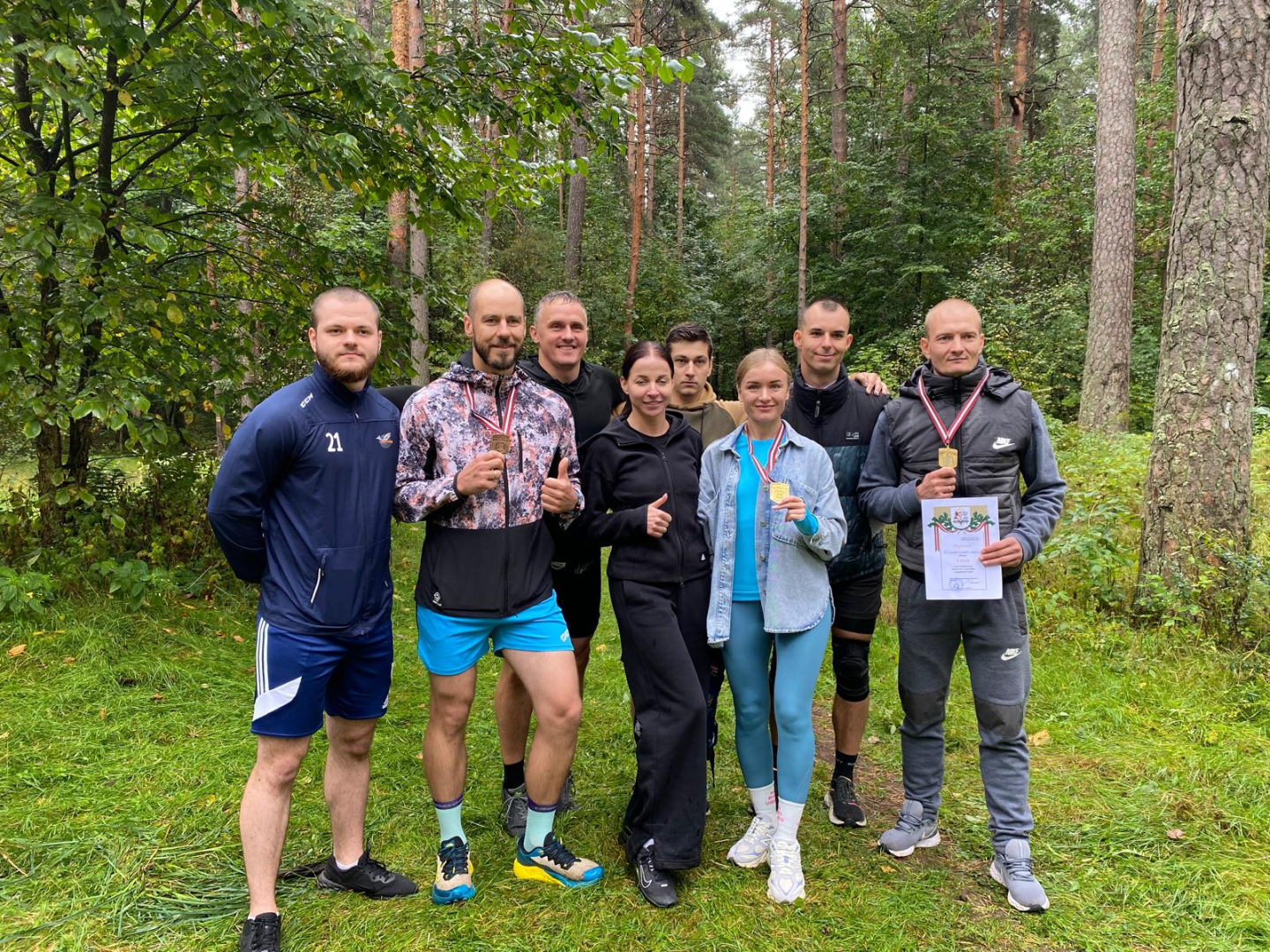 Valsts robežsardzes čempionāta sacensībās vieglatlētikas krosā uzvar Daugavpils pārvaldes komanda