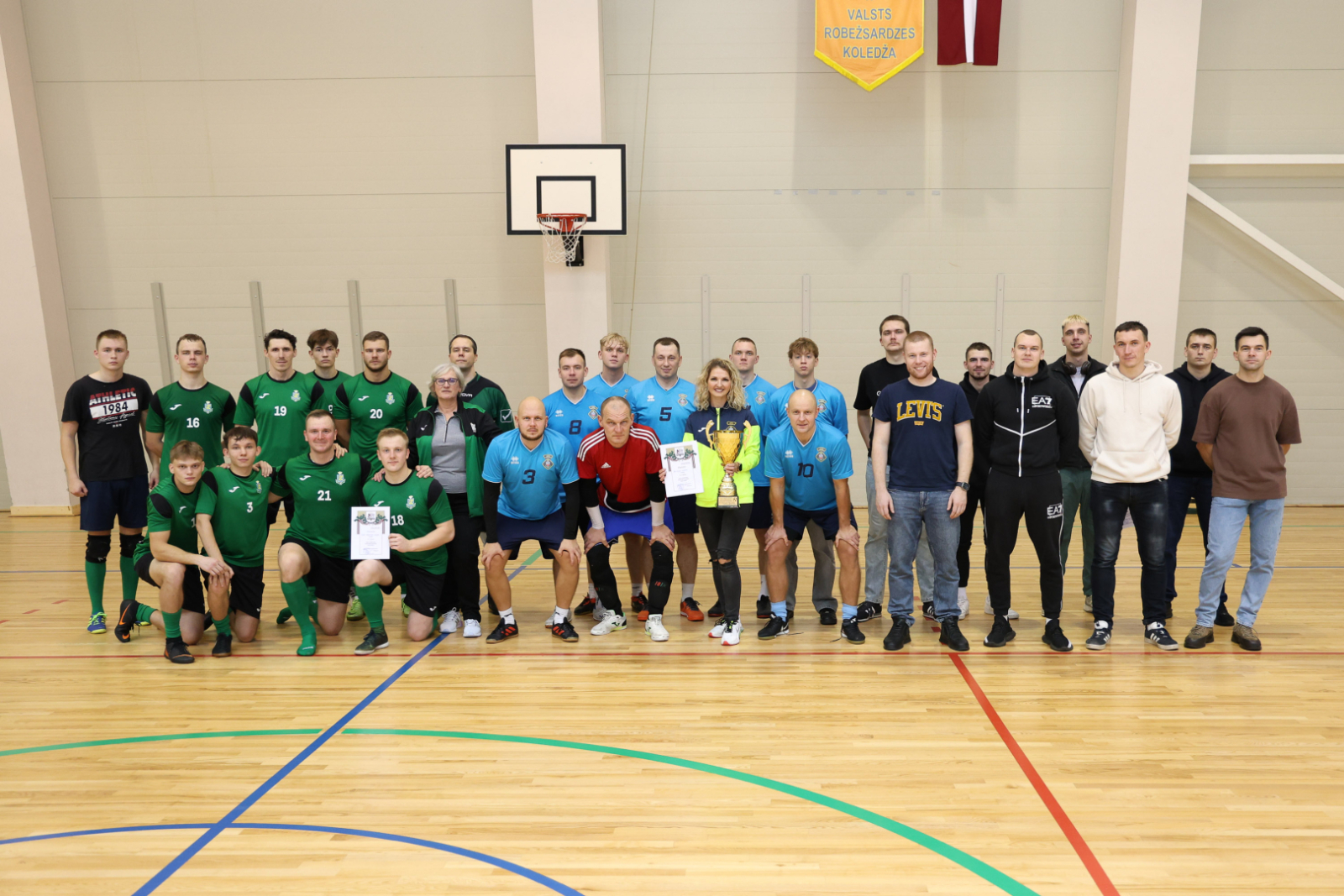 Valsts robežsardzes Ludzas pārvalde ieguva zelta medaļu futbolā