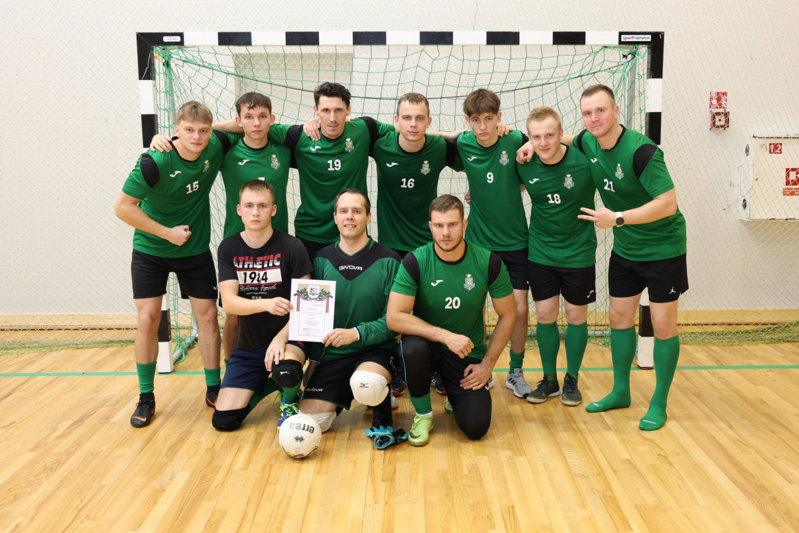 Valsts robežsardzes Ludzas pārvalde ieguva zelta medaļu futbolā