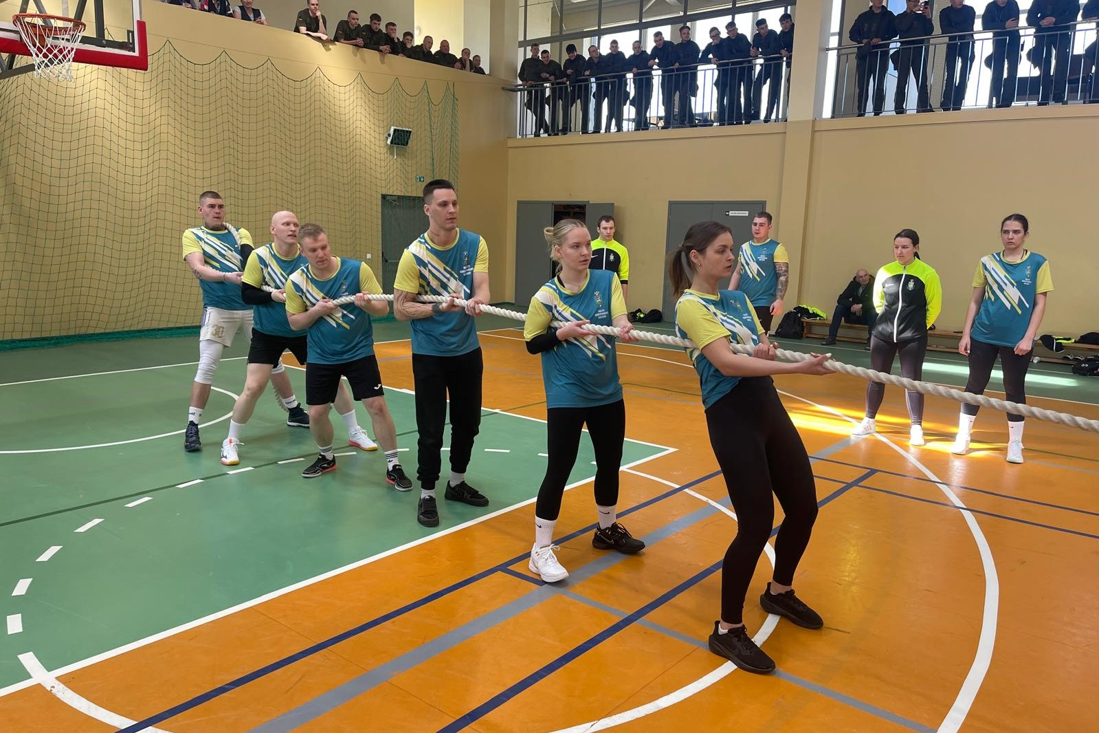 Valsts robežsardzes koledžas komanda piedalās Baltijas valstu robežsargu profesionālajās sporta sacensībās Lietuvā