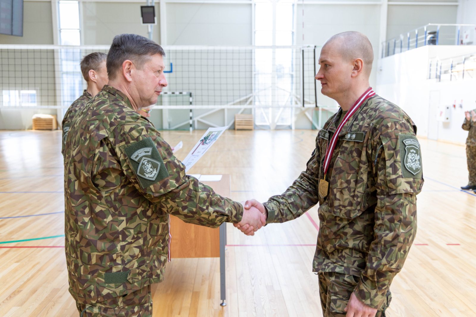 Valsts robežsardzes sacensības peldēšanā un dienesta trīscīņā