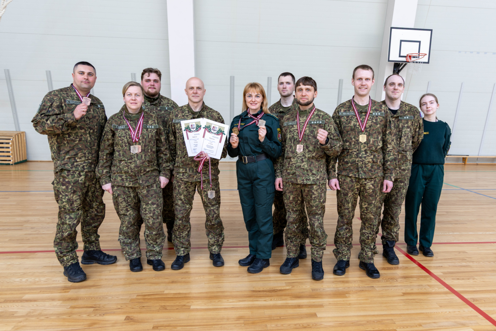 Valsts robežsardzes sacensības peldēšanā un dienesta trīscīņā