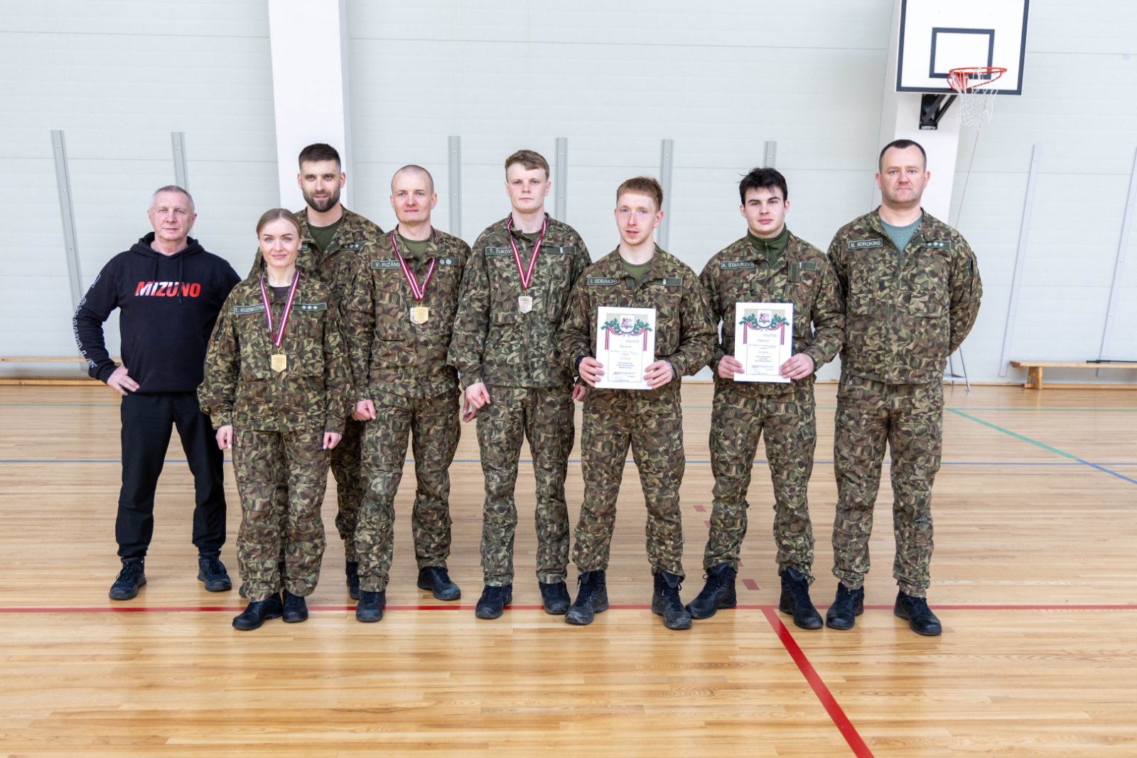 Valsts robežsardzes sacensības peldēšanā un dienesta trīscīņā