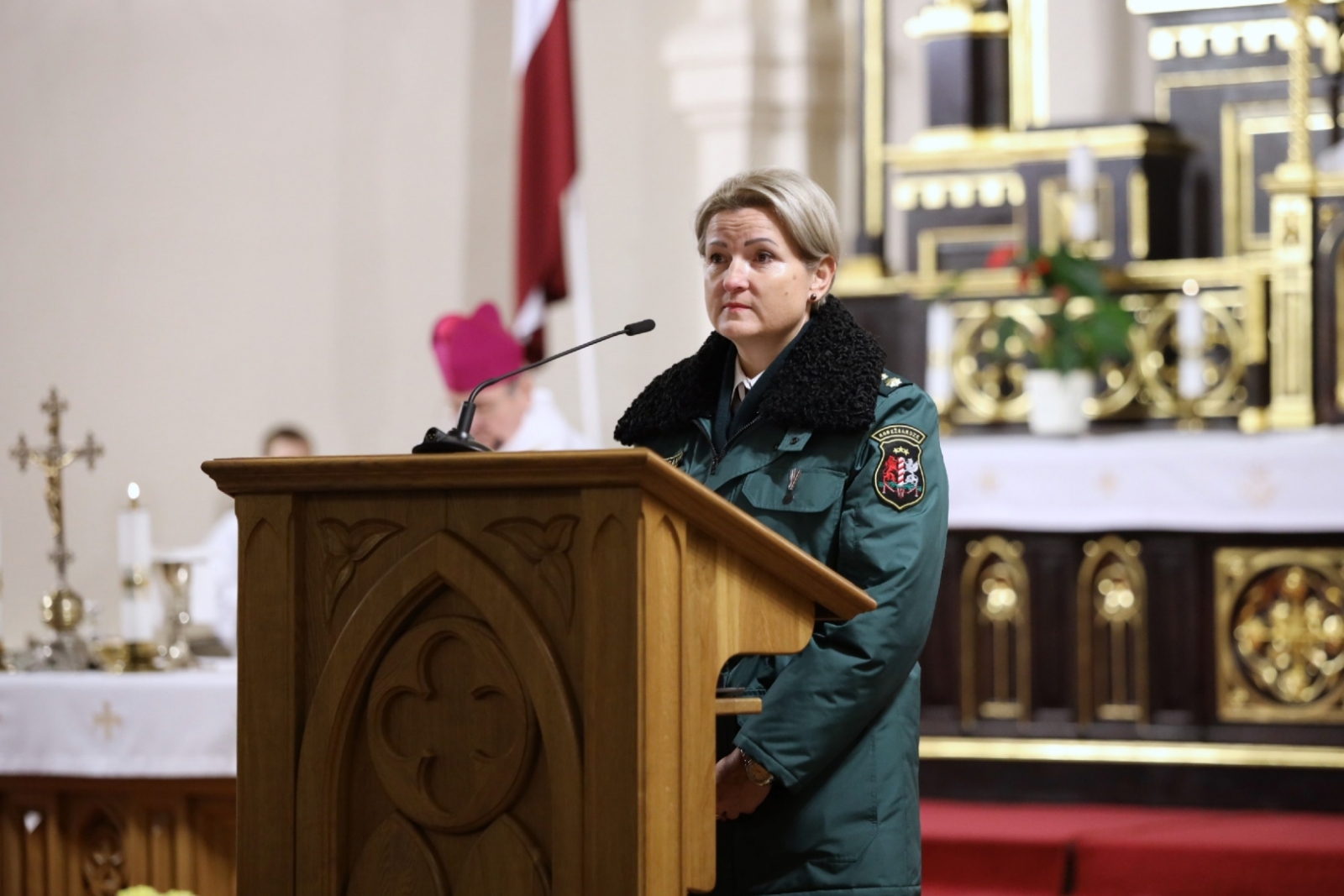 Valsts robežsardzes koledžas personāls piedalījās piemiņas pasākumā Rēzeknē Nr.8