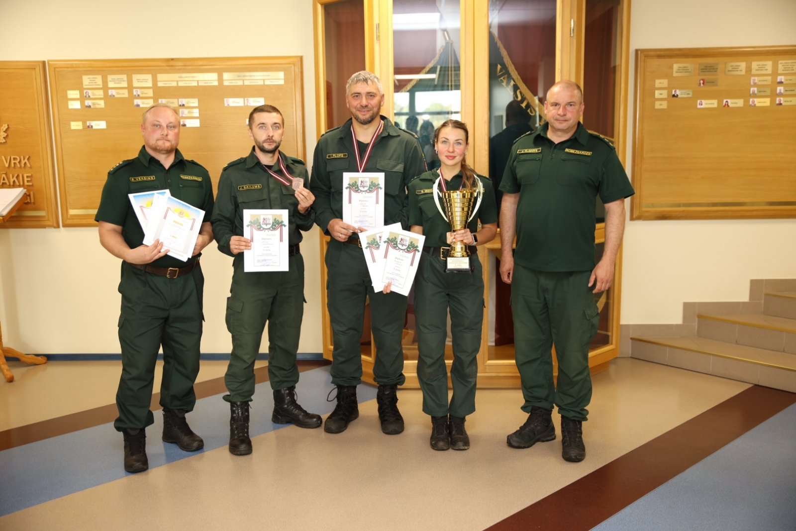 Valsts robežsardzes Daugavpils pārvalde triumfē Valsts robežsardzes robežsargu norīkojumu sacensībās Nr.17