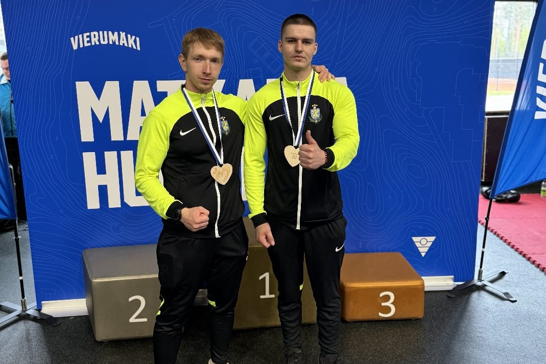 Valsts robežsardzes koledžas komanda Baltijas valstu studentu sporta spēlēs “SELL GAMES 2025”, Somijā, Vierumäki.