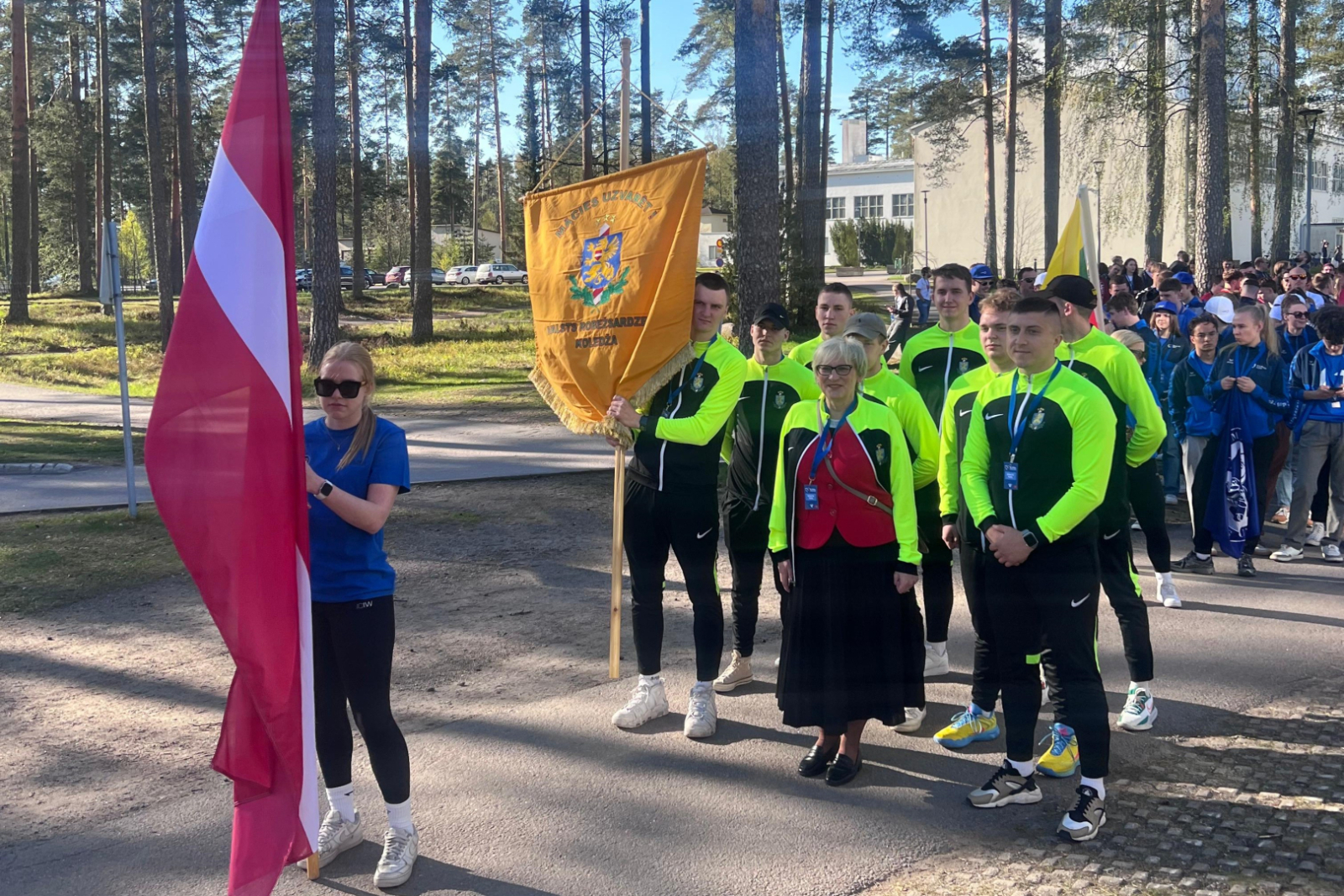Valsts robežsardzes koledžas komanda Baltijas valstu studentu sporta spēlēs “SELL GAMES 2025”, Somijā, Vierumäki.