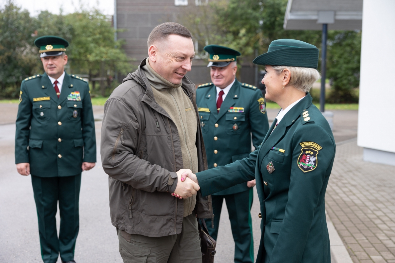 Ukrainas robežsardzes vadība apmeklēja Valsts robežsardzes koledžu Nr.8
