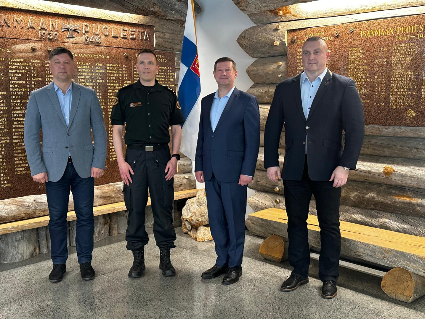 ikgadējā Polijas, Lietuvas, Latvijas un Somijas robežsargu mācību iestāžu vadības pārstāvju sanāksmē Somijas Robežu un krasta apsardzes akadēmijā
