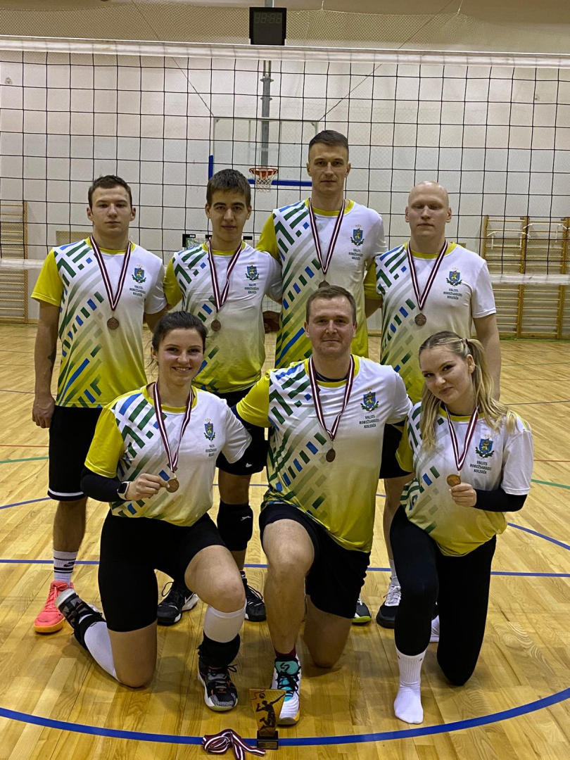 Valsts robežsardzes koledžas komanda piedalījās volejbola turnīrā