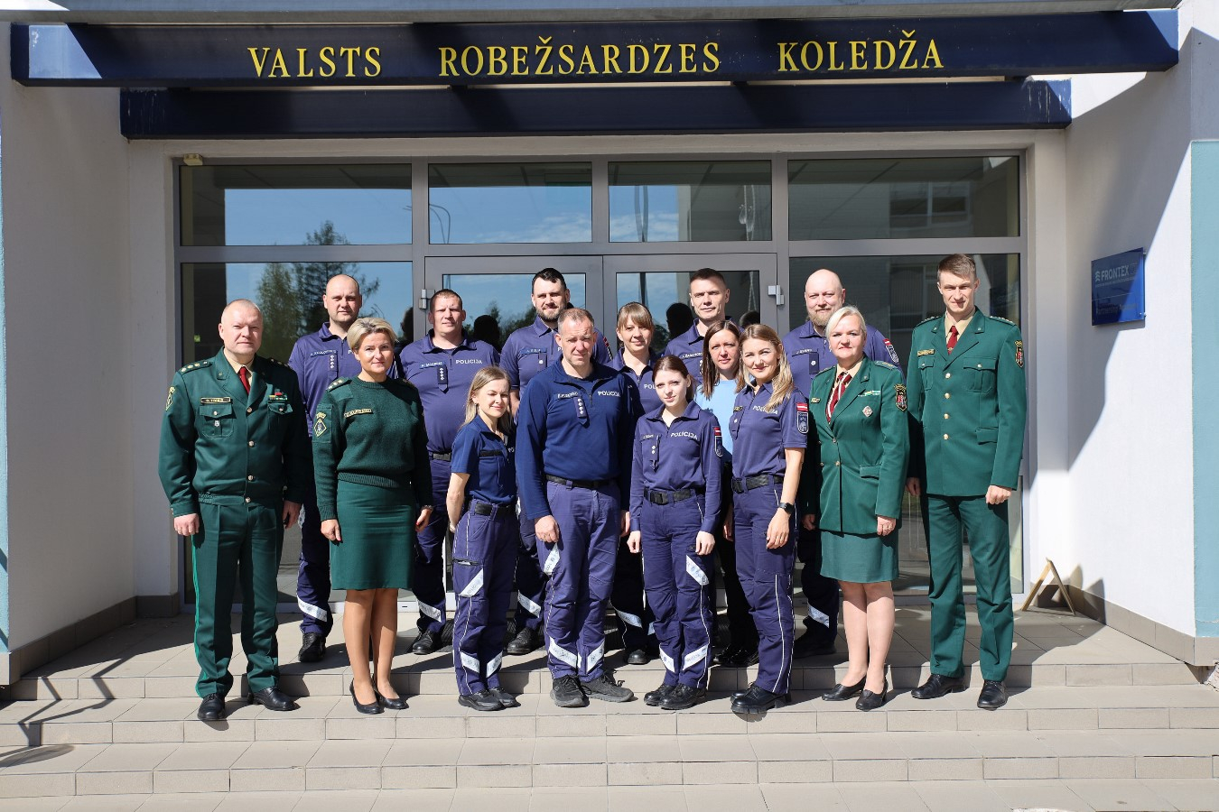 Valsts robežsardzes koledžā norisinājās apmācības Valsts policijas amatpersonām