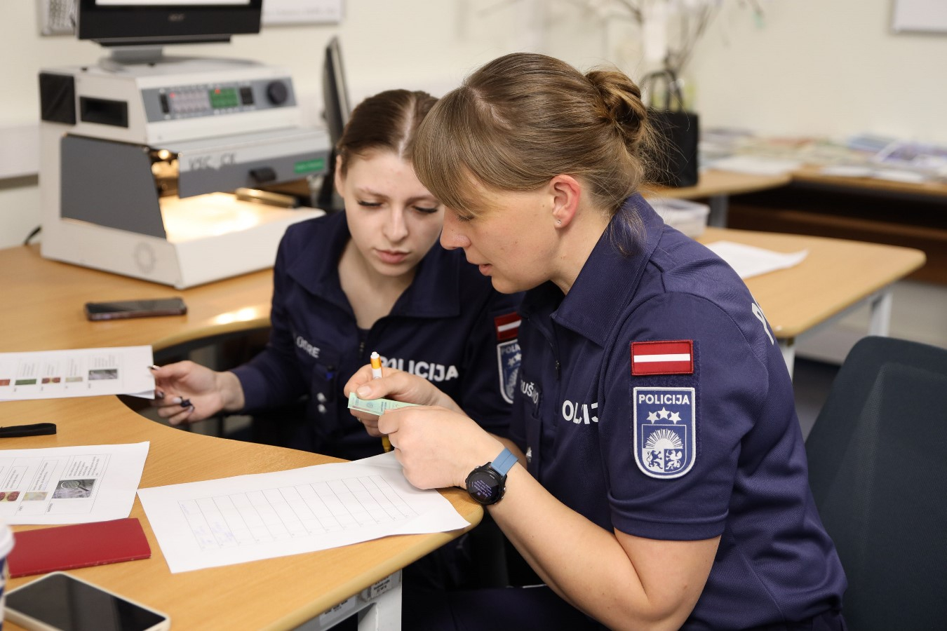 Valsts robežsardzes koledžā norisinājās apmācības Valsts policijas amatpersonām
