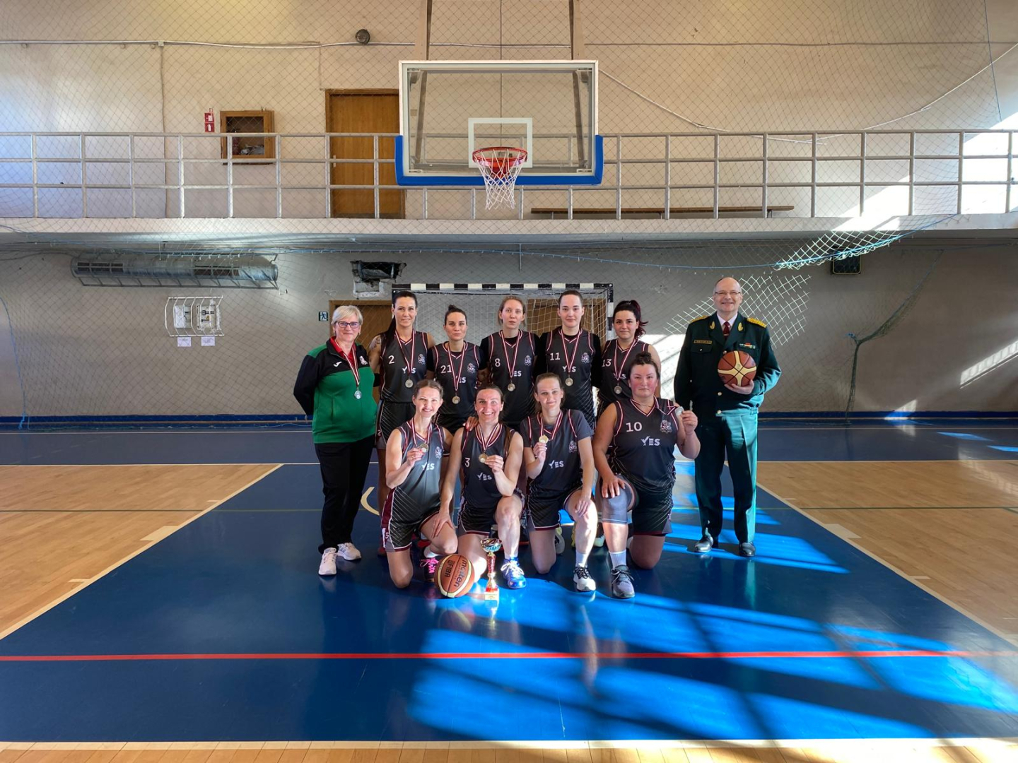 Valsts robežsardzes komanda guva uzvaru basketbolā