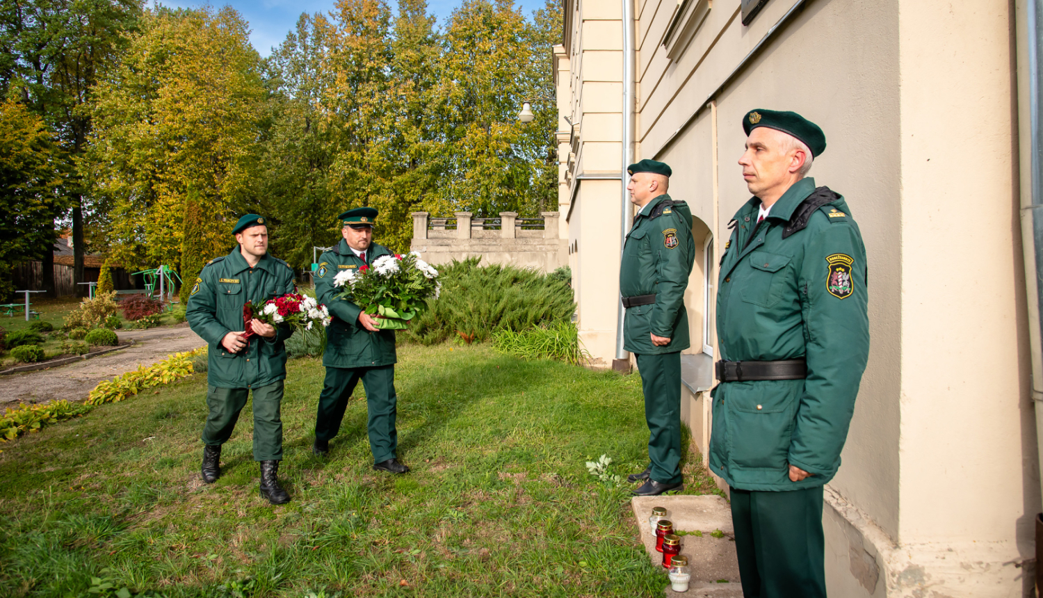 Piemiņas pasākuma informatīvais foto