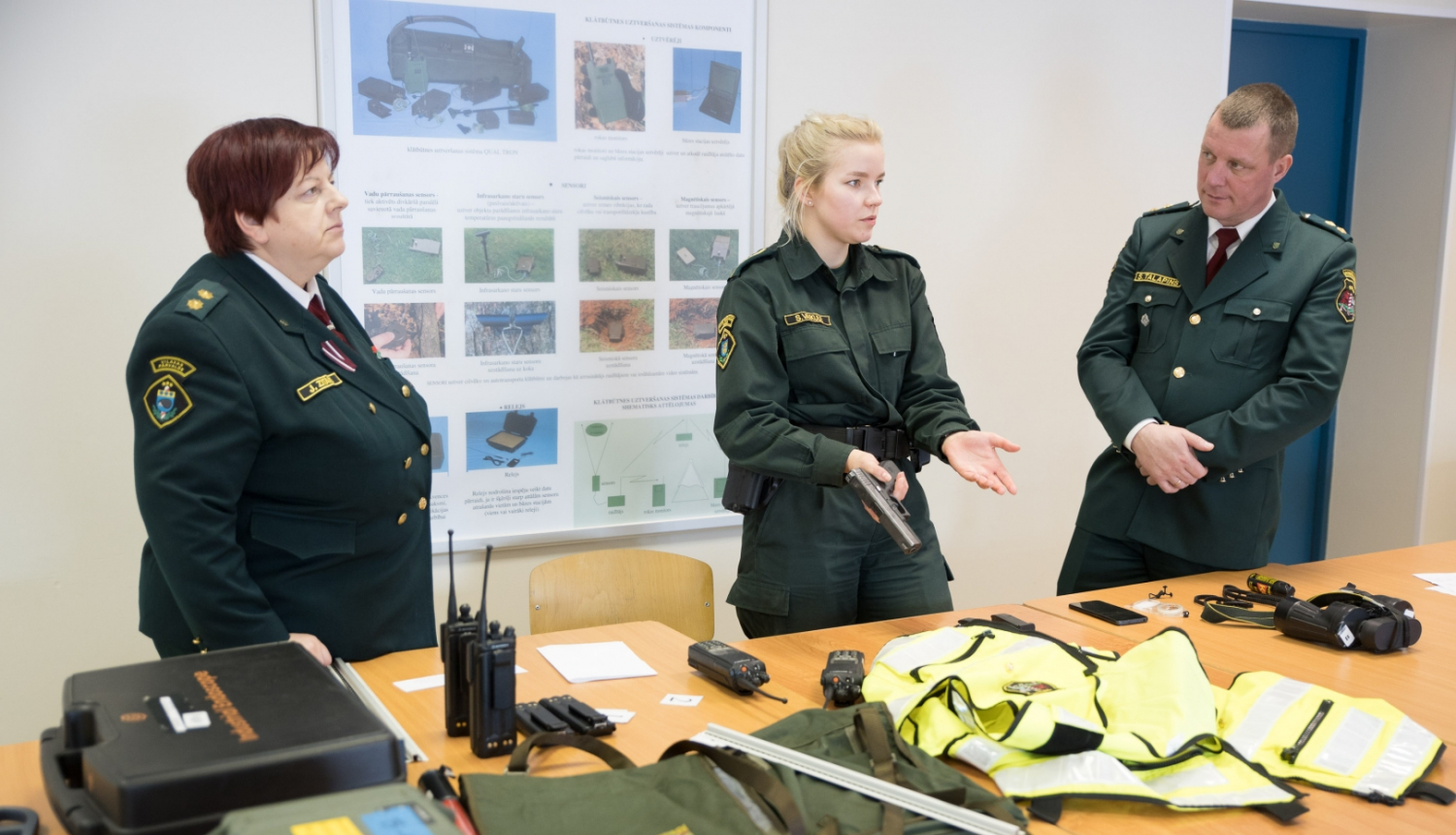 Valsts robežsardzes koledžas apmācāmie kārtoja kvalifikācijas eksāmenu