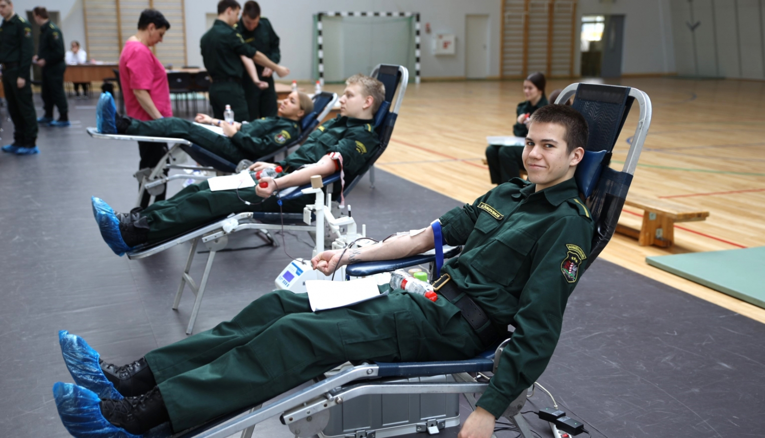 Asins donoru diena Valsts robežsardzes koledžā