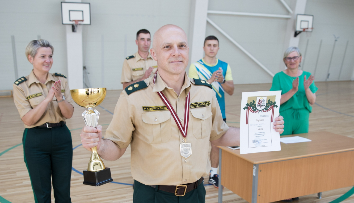 Noskaidroti dienesta trīscīņas sacensību uzvarētāji Nr.3