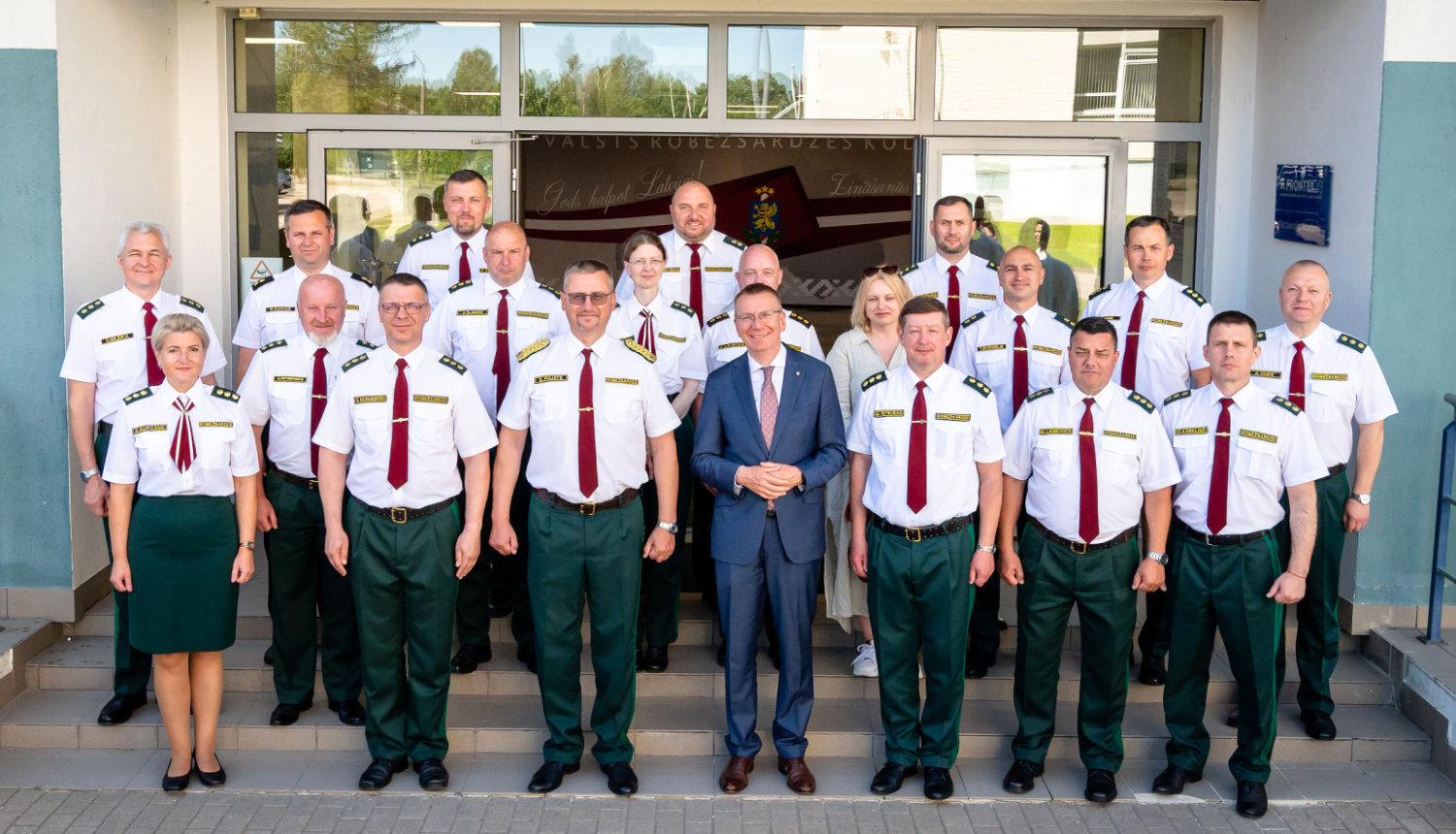 3.jūlijā Valsts robežsardzes koledžā viesojās Valsts prezidents Edgars Rinkēvičs