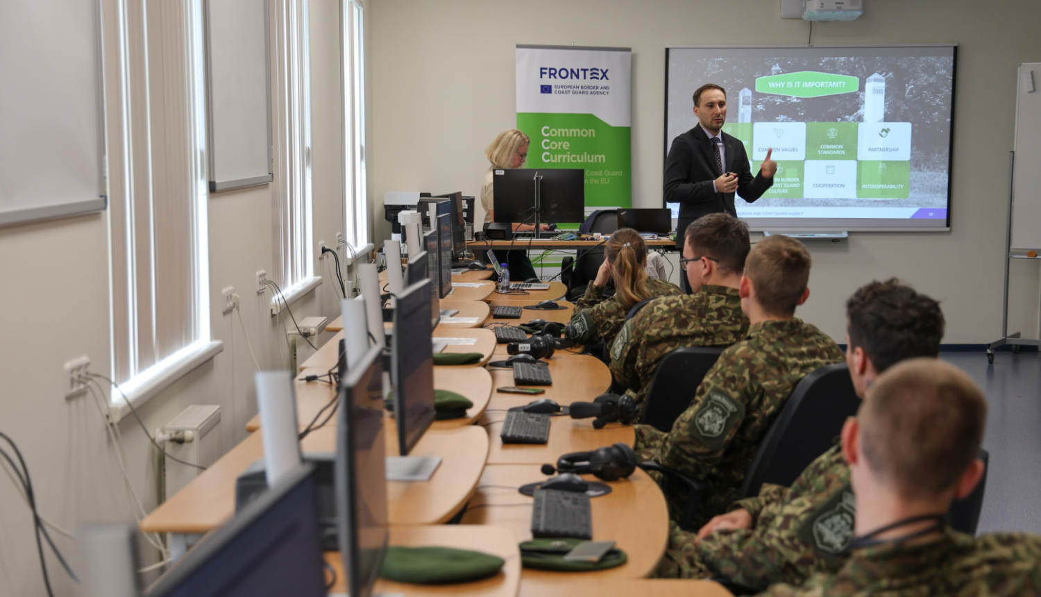 Topošie robežsargi piedalījās FRONTEX Aģentūras organizētajā pārbaudījumā