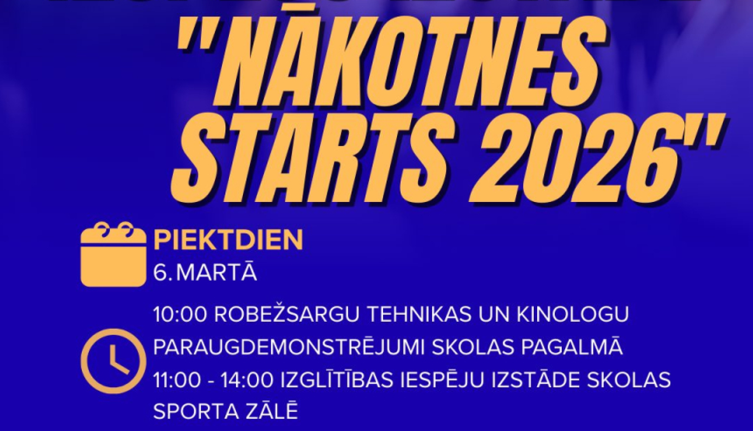 Dalība izglītības iespēju izstādē “Nākotnes starts 2026”