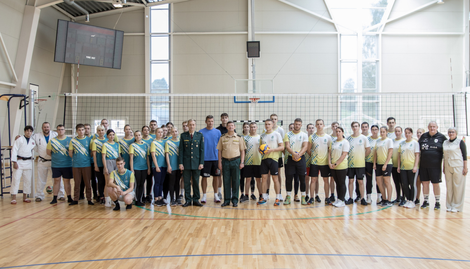 Valsts robežsardzes koledžā viesojās  Iekšlietu ministrijas veselības un sporta centra Sporta nodaļas profesionālie sportisti