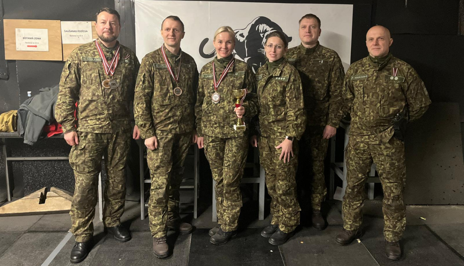 Robežsargi izcīna godalgas šaušanas čempionātā