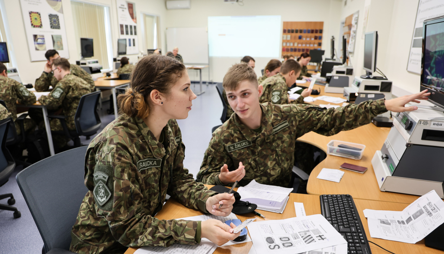 Uzņemšanas informatīvais foto