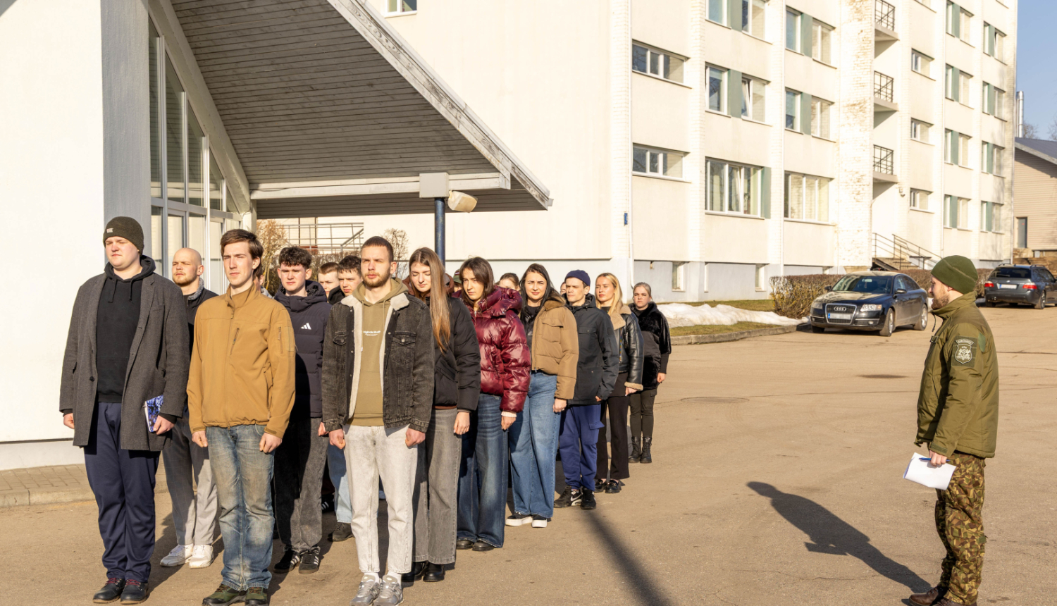 Valsts robežsardzes koledžā ieradās kadeti – kandidāti