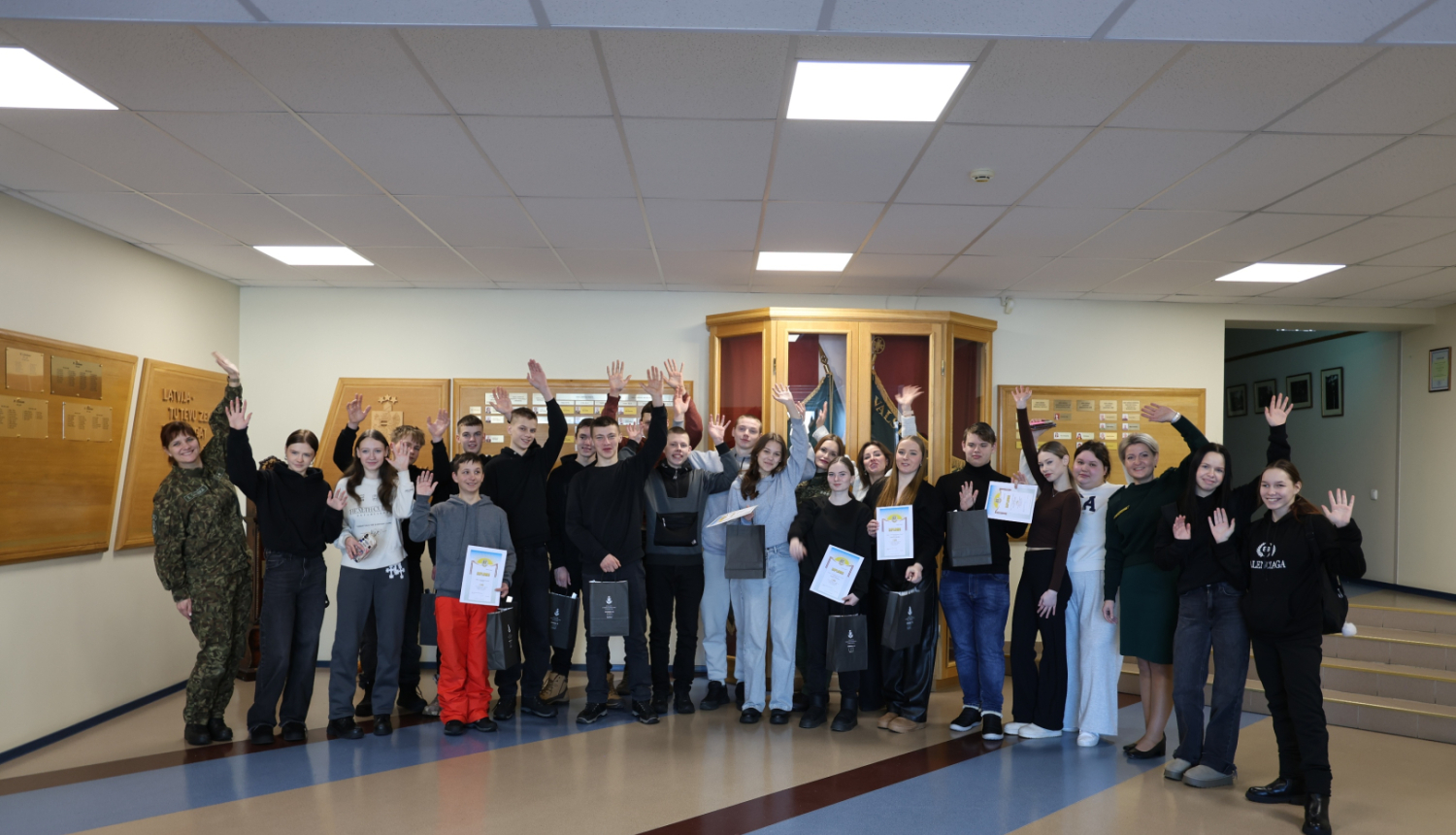 30. janvārī Valsts robežsardzes koledža uzņēma skolēnus no Ludzas 2. vidusskolas un Viļakas vidusskolas
