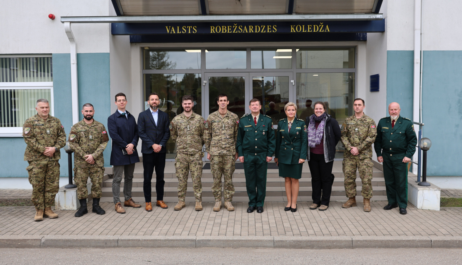 Valsts robežsardzes koledžā viesojās delegācija no Kanādas