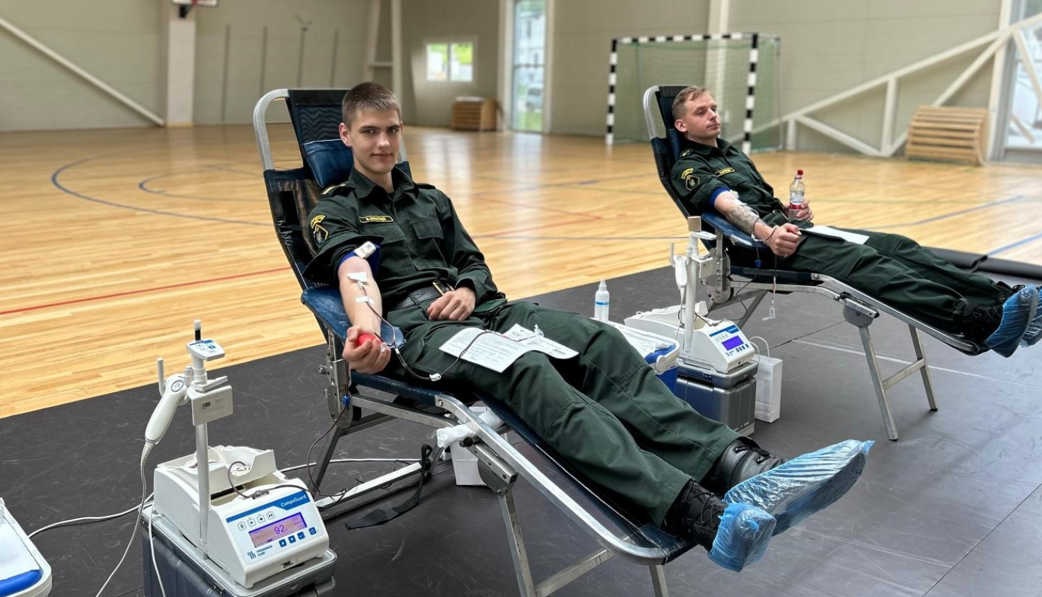 Valsts robežsardzes koledžas personāls un izglītojamie piedalās asins donoru dienā